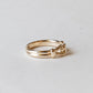 14k Yellow Gold Bucket Ring