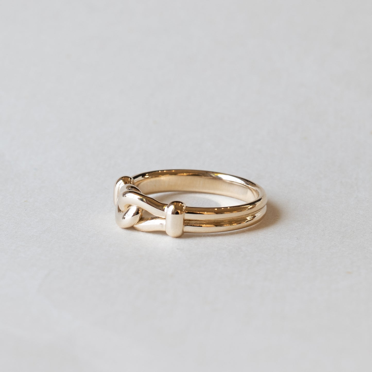 14k Yellow Gold Bucket Ring