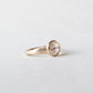 14K Yellow Gold Moissanite Ring Rose Cut Ring