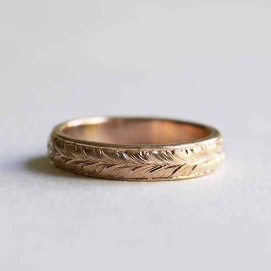 14K Rose Gold Band Size 6