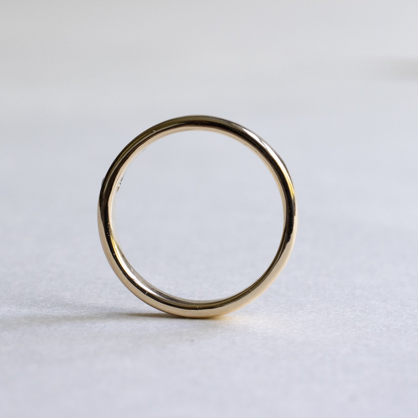 14k Yellow Gold Flat 3mm Band Ring