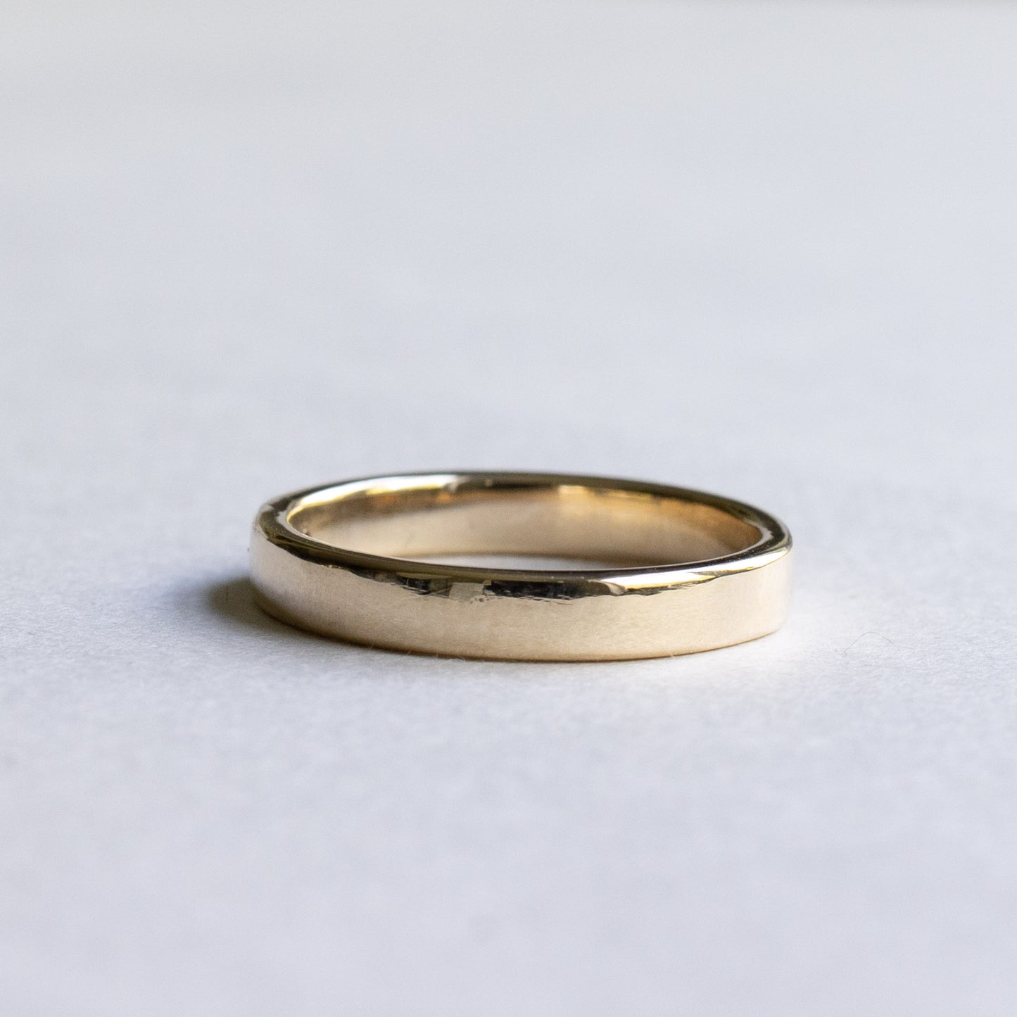 14k Yellow Gold Flat 3mm Band Ring