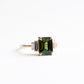 2.5 Carat Tourmaline Diamond Engagement Ring