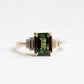 2.5 Carat Tourmaline Diamond Engagement Ring