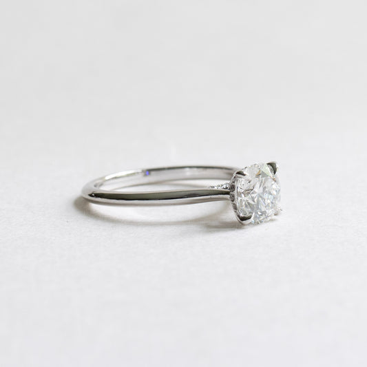 14K 1.25 Carat Lab Diamond Engagement Ring