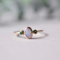 14K Trio Opal Ring