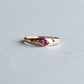 14K Rose Gold Ruby Signet Ring