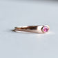 14K Rose Gold Ruby Signet Ring