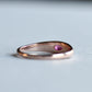 14K Rose Gold Ruby Signet Ring