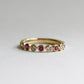 14K Ruby Bezel Band