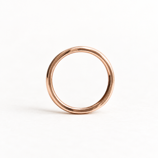 14K Rose Gold Baguette Ring