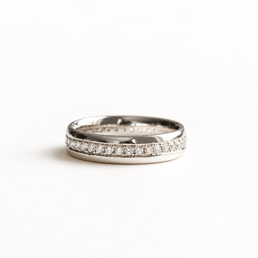 14K Diamond 5mm Eternity Band