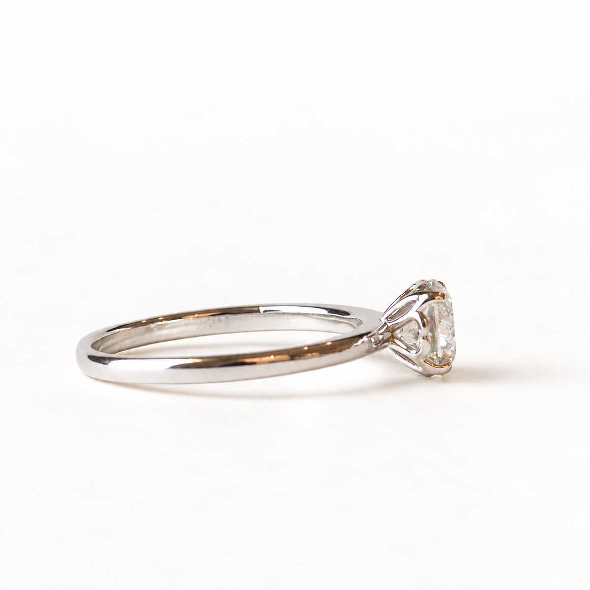 14K White Gold GIA 1.5 Carat Diamond Engagement Ring