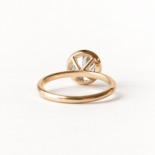 14K 2.5 Carat IGI Lab Diamond Engagement Ring