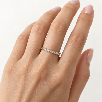 14K 0.4CTTW Diamond Eternity Band
