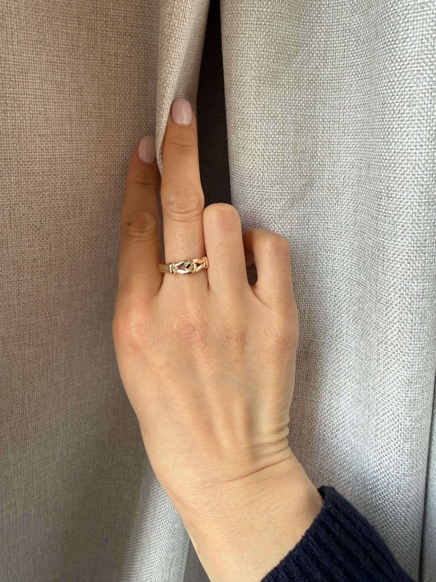 14k Yellow Gold Bucket Ring