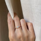 14K Rose Gold Australian Opal Trio Ring with Diamonds, Size 7