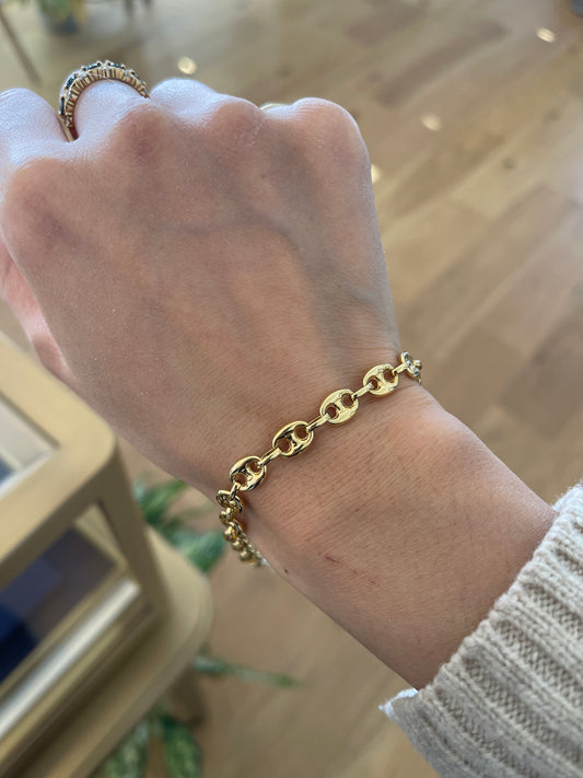 14K Mariner Link Bracelet