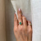 14K 2.54 Carat Emerald Diamond Ring