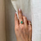 14K 2.54 Carat Emerald Diamond Ring