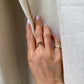 14K Yellow Gold Emerald Ring Guard, Size 7