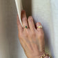 14K Green Sapphire Ring