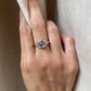 14K Blue Sheen Moonstone Ring