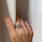 14K Blue Chalcedony Ring