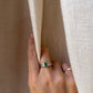 Emerald Diamond Platinum Ring