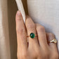 14K Rose Gold Emerald Ring