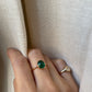 14K Rose Gold Emerald Ring