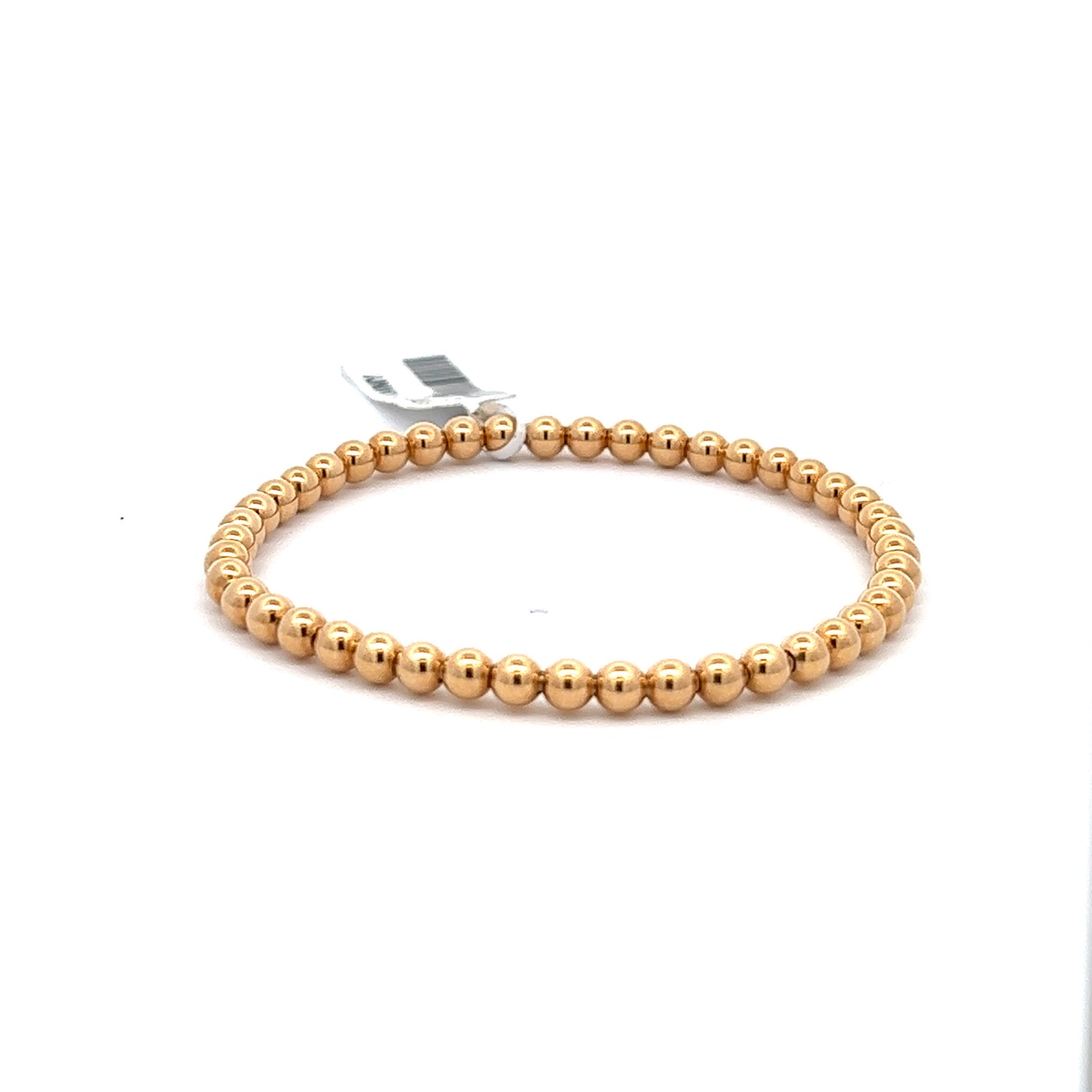 18k Gold Beaded Bracelet