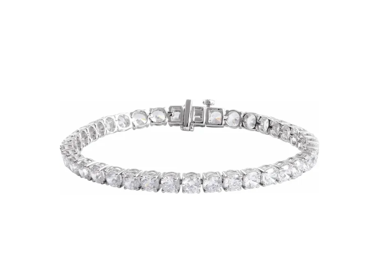 Natural Diamond Tennis Bracelet