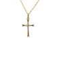14K Gold Cross Diamond Necklace