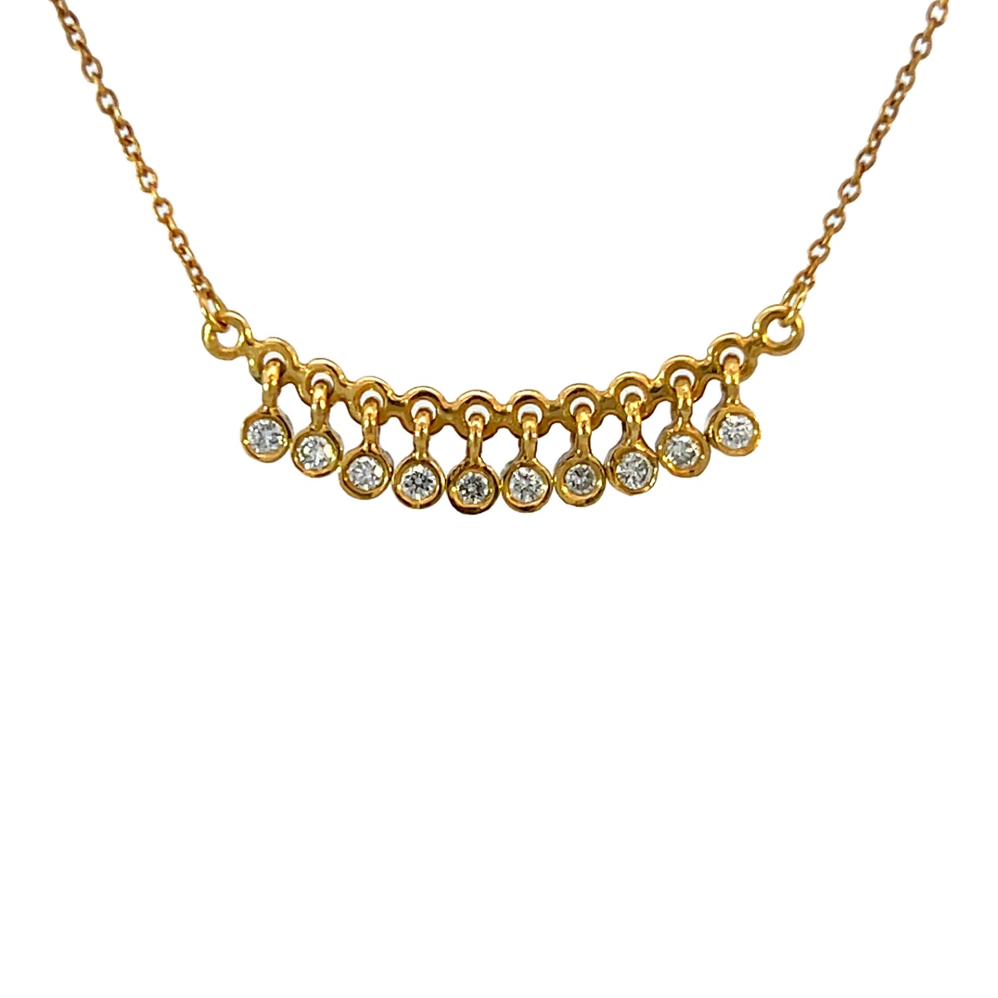 14k Gold Diamond Necklace