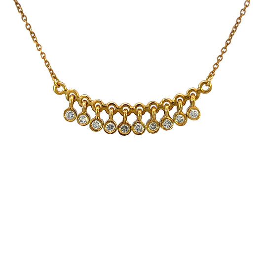 14k Gold Diamond Necklace