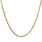 14K Gold Boa Snake Necklace 16"