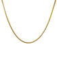 14K Gold Boa Snake Necklace 16"