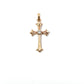 14K Yellow Gold Cross Pendant