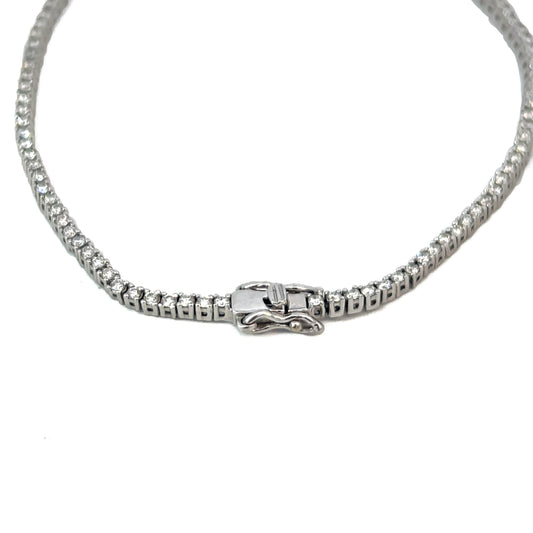 1 cttw Lab Diamond Tennis Bracelet