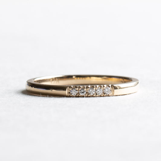 14k Diamond Band