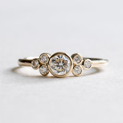 0.25 carat Diamond Cluster Ring