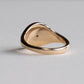 14K Diamond Signet Ring