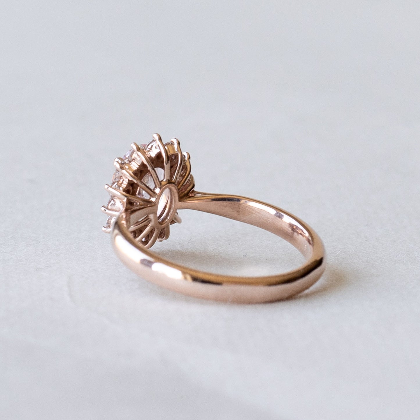 14K Pink Morganite Ring