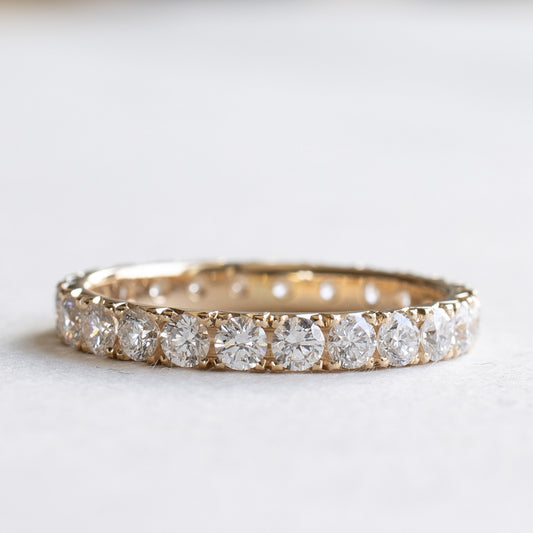 18K Eternity Diamond Band