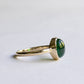 14K Oval 2.65 Carat Emerald Ring