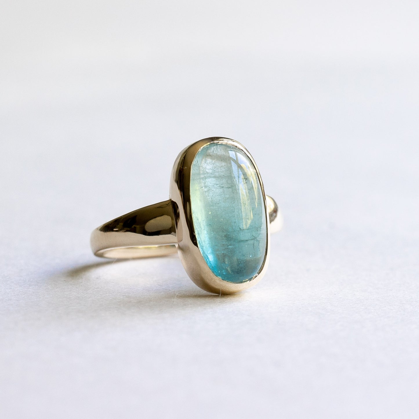 14K Ombre Tourmaline Ring