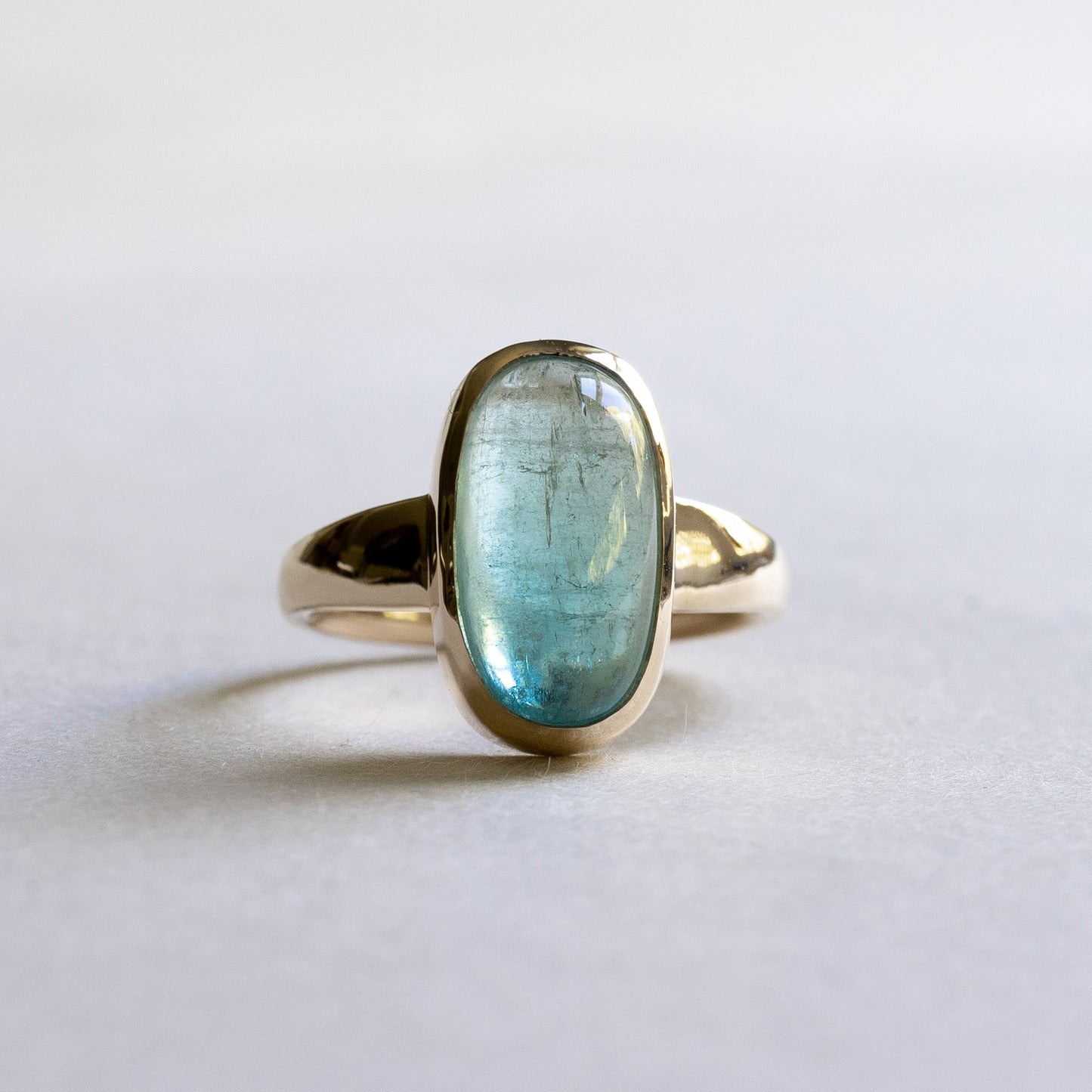 14K Ombre Tourmaline Ring