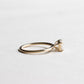 14K Moissanite Solitaire Ring