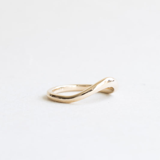 14K Chevron Ring